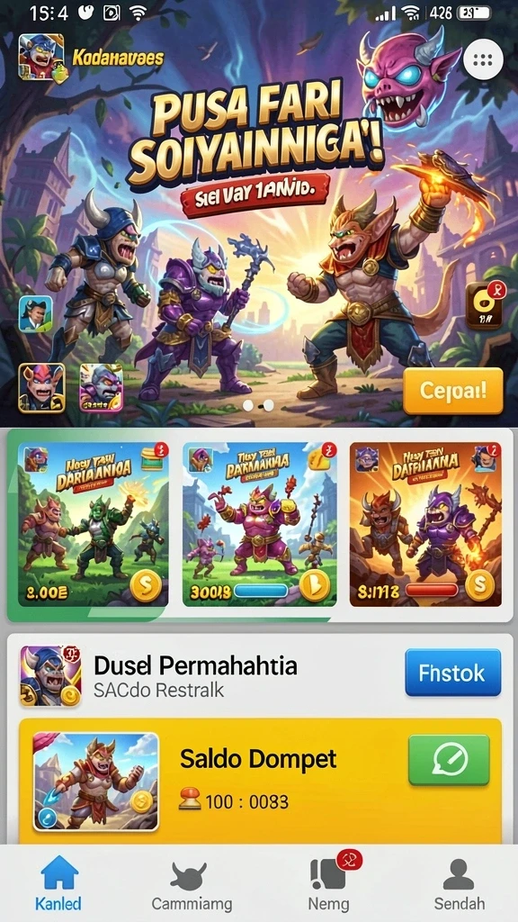 api5000 - Beragam senjata dan item untuk meningkatkan permainan.