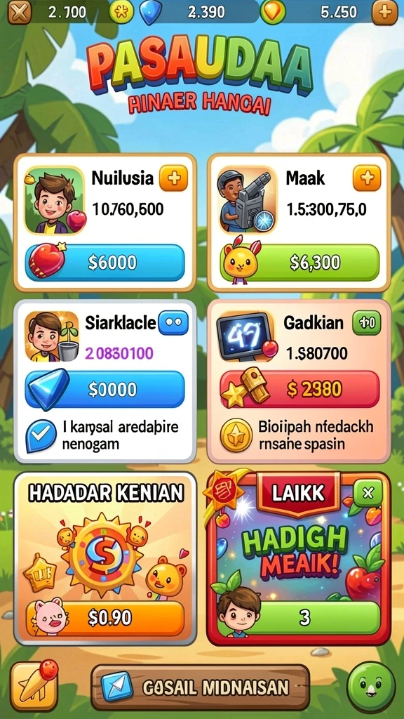 ez338 - Setiap karakter memiliki kemampuan unik yang berbeda.