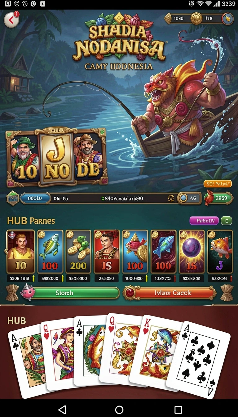 hp777 - Tampilan awal yang menawan dan mudah dinavigasi.