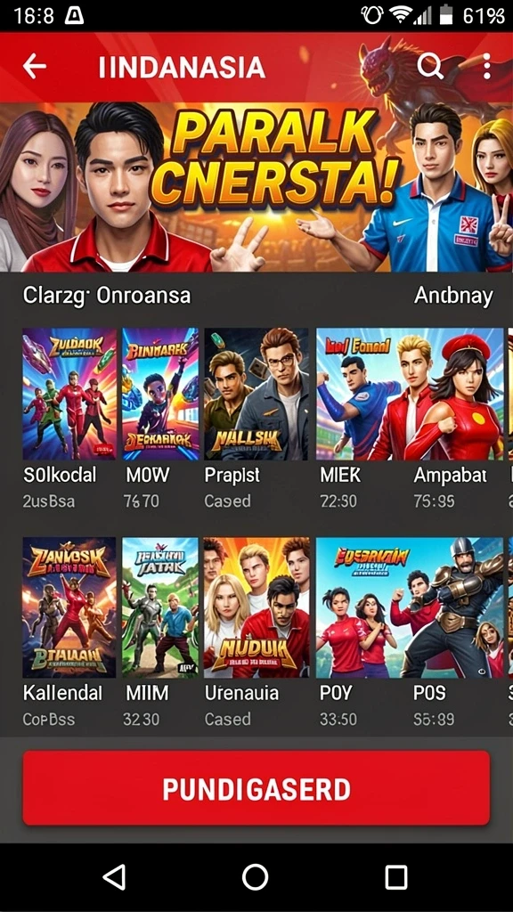 prima77 - Tampilan antarmuka yang menarik dan user-friendly.