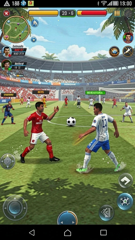 rprr - Tangkapan layar menunjukkan misi multiplayer yang seru.