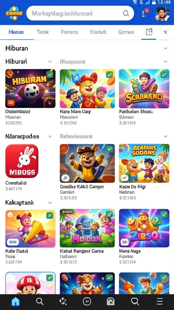 suster123 - Tangkapan layar menampilkan suasana menegangkan dalam game.